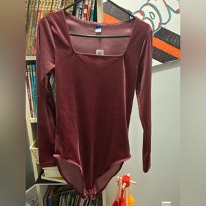 Velvet bodysuit